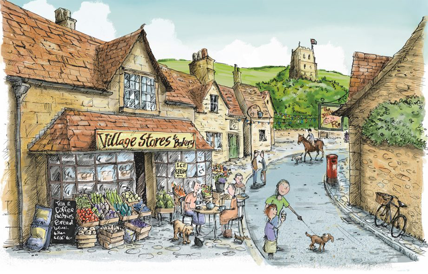 Location found for the village shop