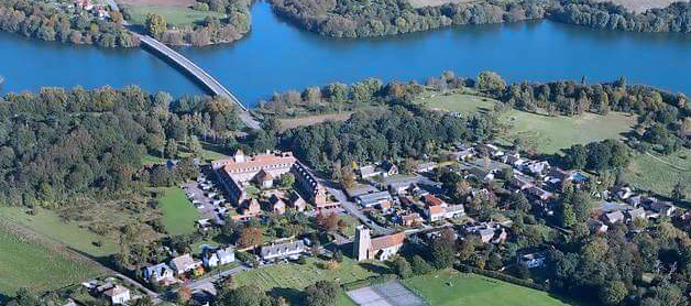 Village of Tattingstone by drone
